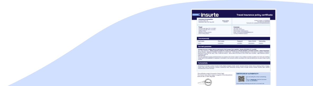Insure certificate