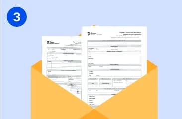 NIF envoyé par email