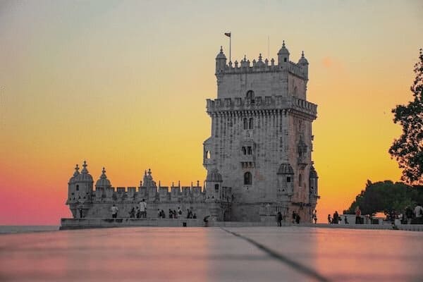 Torre di Belém a Lisbona, Portogallo