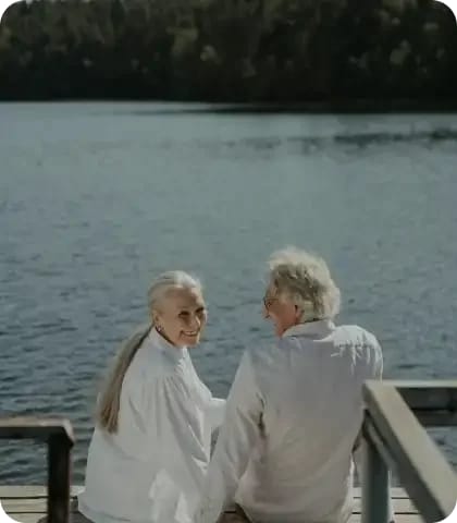 Retired couple