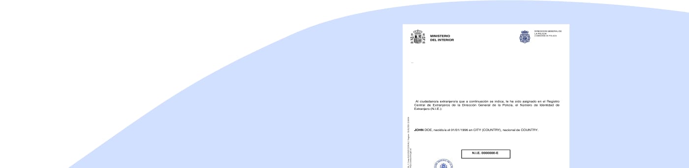 NIE español