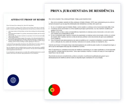 Document traduit en portugais