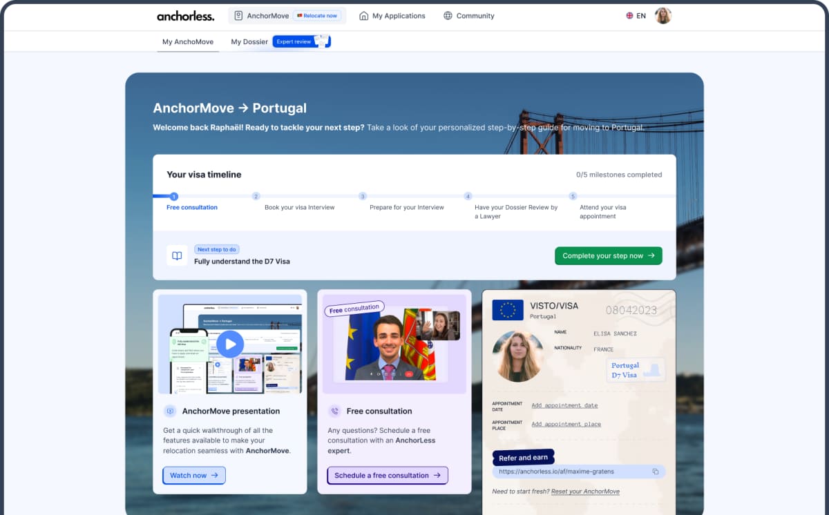 Application AnchorMove