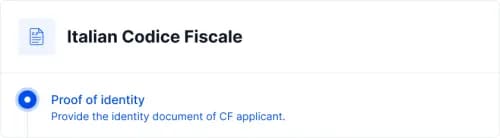 Codice Fiscale application