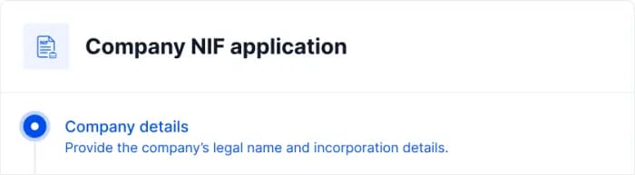 Spanish NIE application