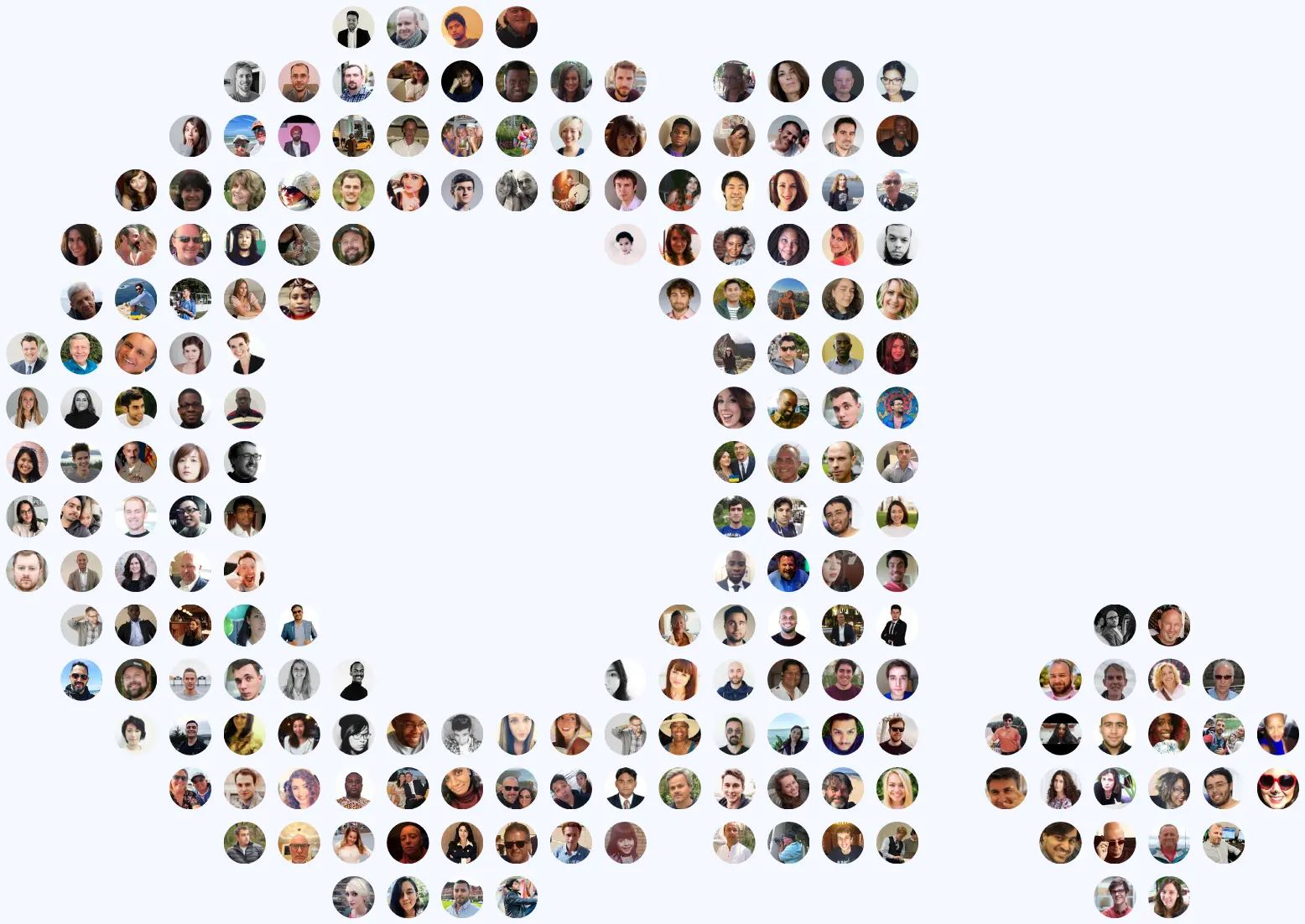Visages de clients d’AnchorLess qui nous ont évalués sur Trustpilot