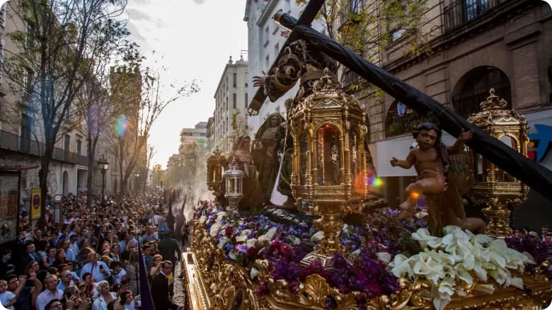 påskfirande i Spanien