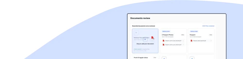 Revisione della documentazione per il visto di applicazione