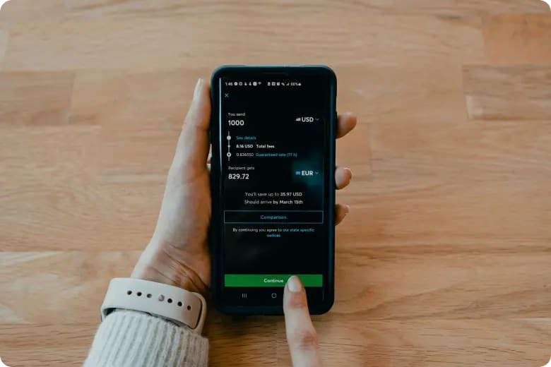 online money transfer Europe