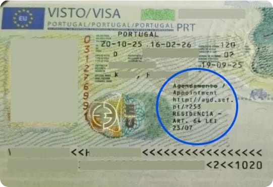 Portuguese Visa with Aima Appointment where to find