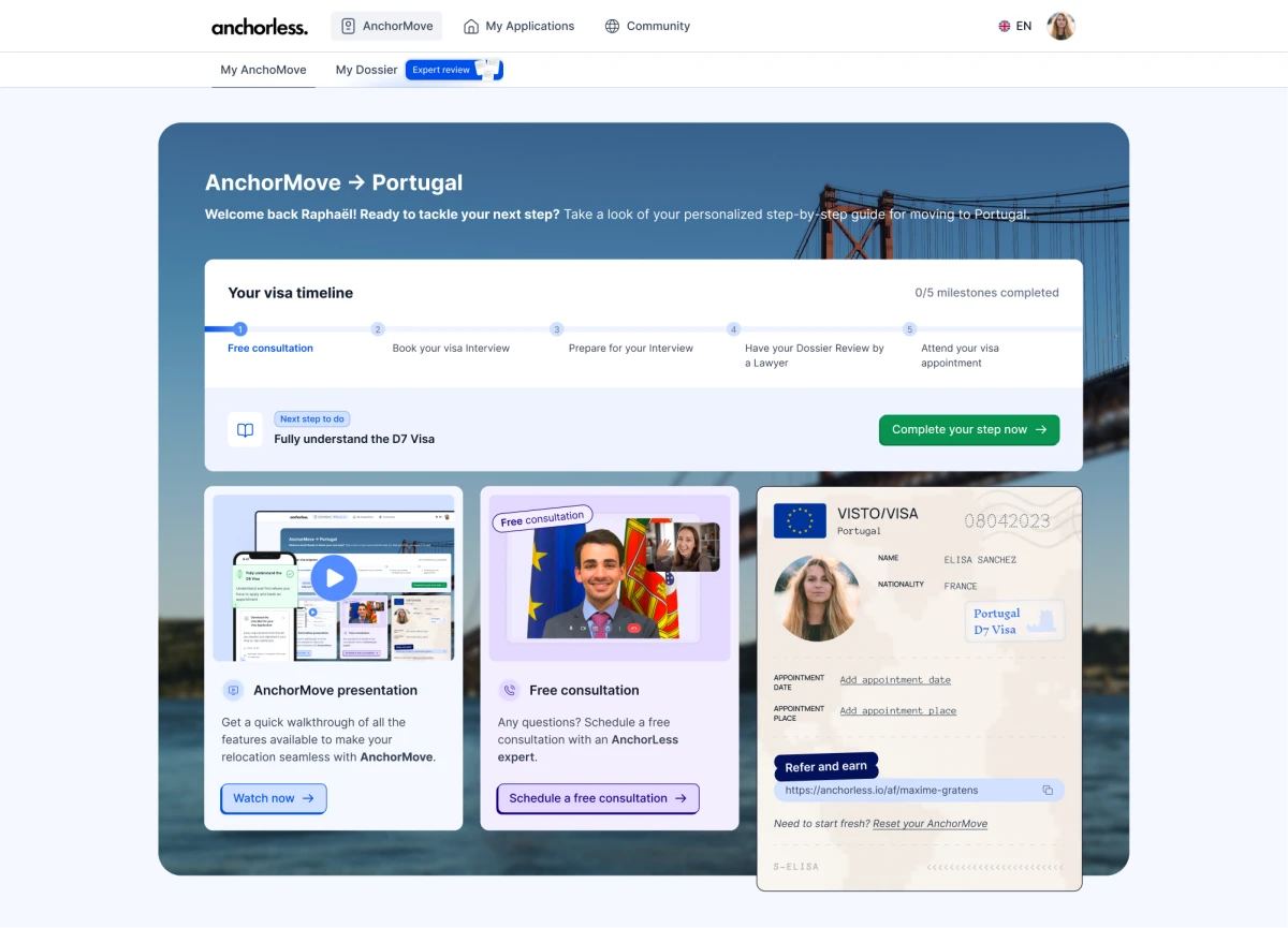 AnchorMove app