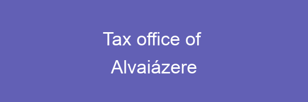 Tax office in Alvaiázere