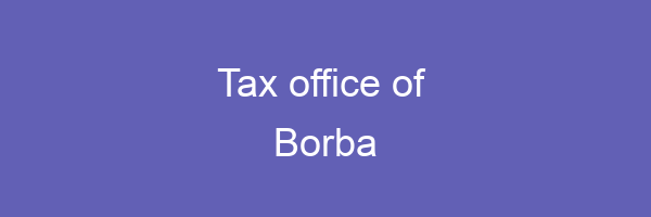 Tax office in Borba