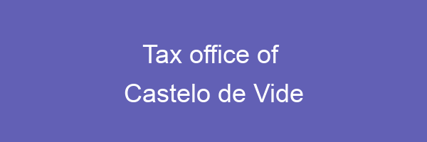 Tax office in Castelo de Vide