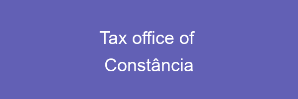 Tax office in Constância