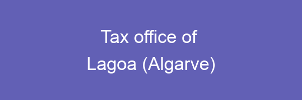 Tax office in Lagoa (Algarve)