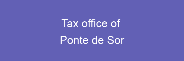 Tax office in Ponte de Sor