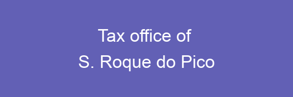 Tax office in S. Roque do Pico