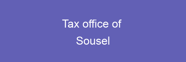 Tax office in Sousel
